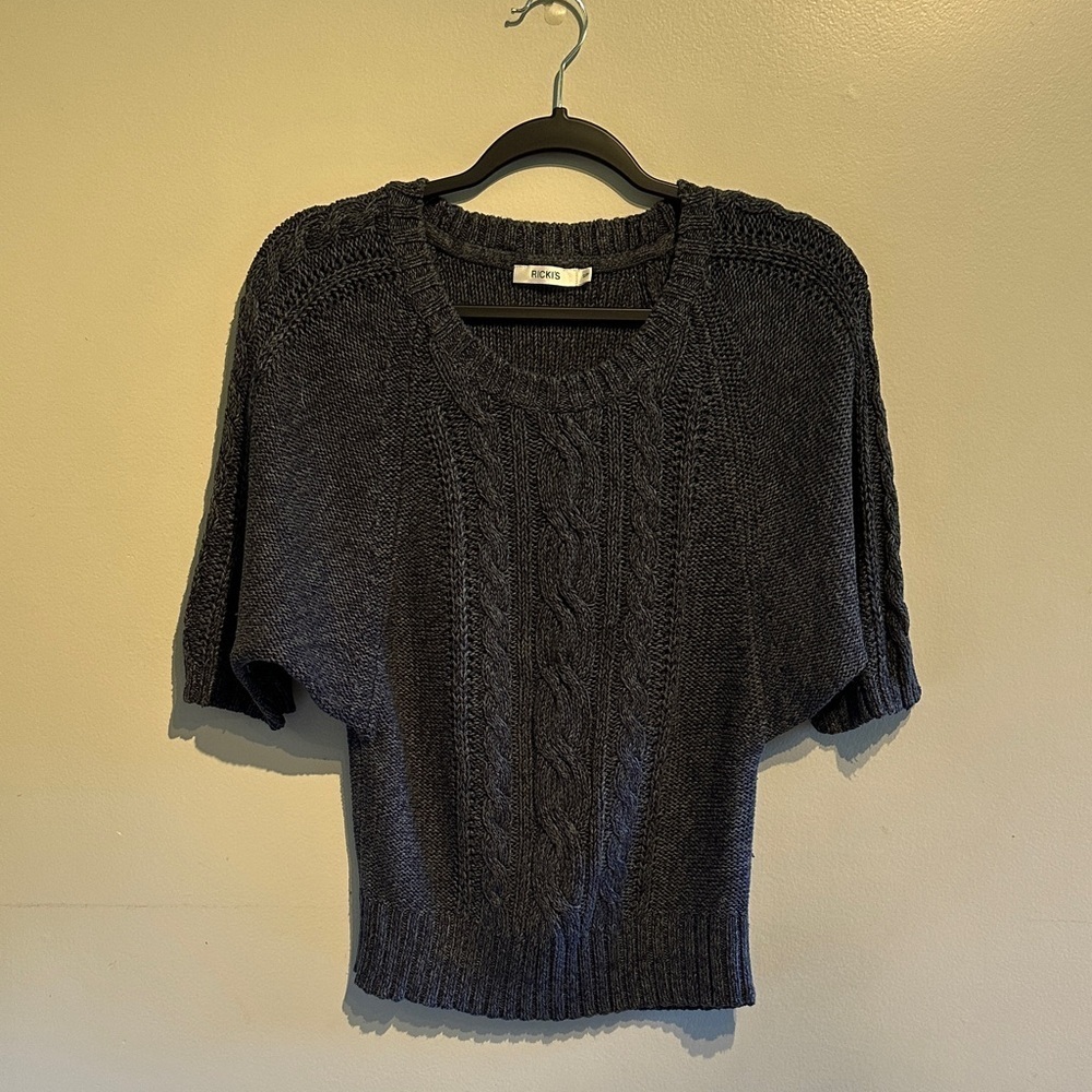 🌸Ricki's Charcoal Cable Knit Sweater
